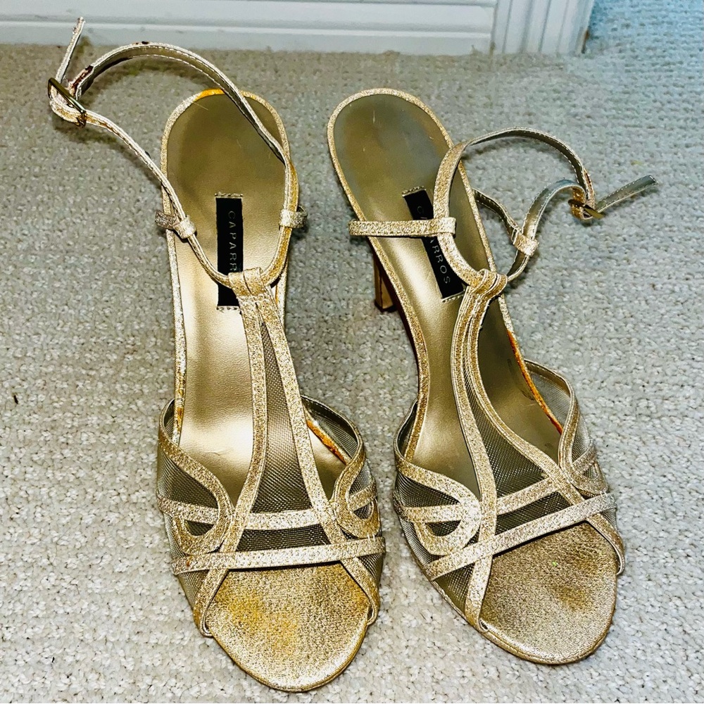Capparos High Heel - Dress Shoes - Size 8.5 - Rose gold / Gold